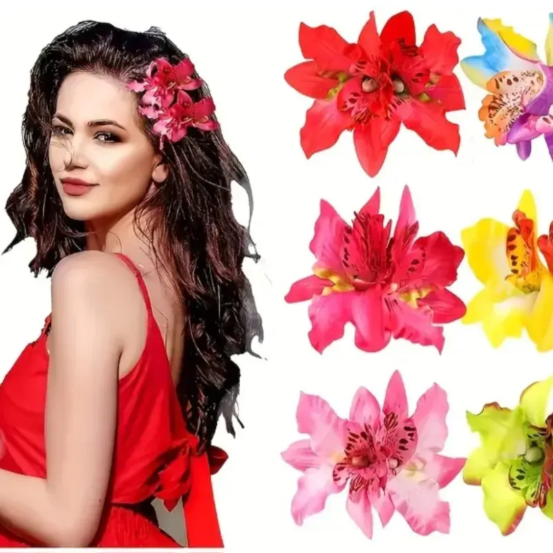 PINZA ORQUIDEA DOBLE PARA CABELLO