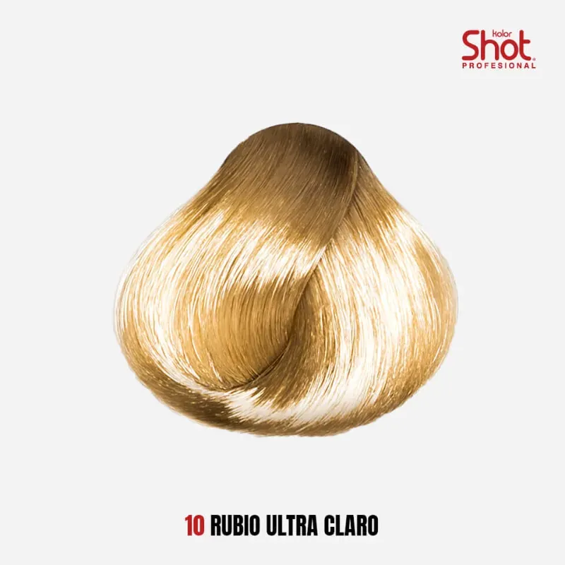 Tinte shot #10 Rubio Ultra Claro