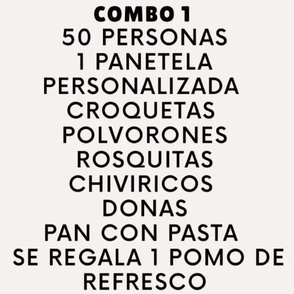 Combo de cumpleñaos 1