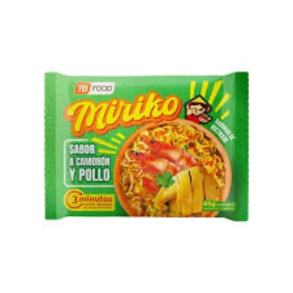Fideos instantáneos Sabor Pollo y Camarón