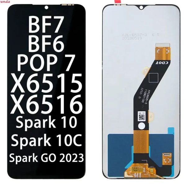 Pantalla Tecno Spark 2023