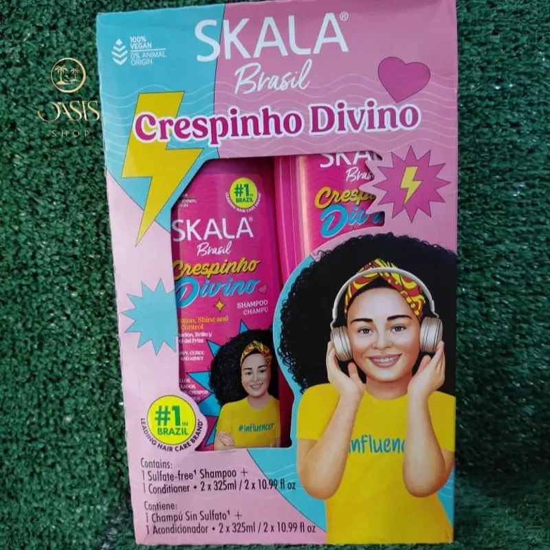 Juego champú y acondicionador Skala Brasil Crespinho Divino