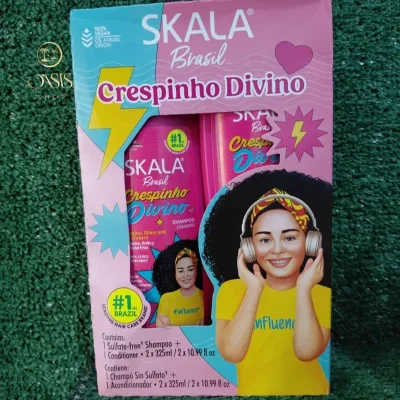Juego champú y acondicionador Skala Brasil Crespinho Divino