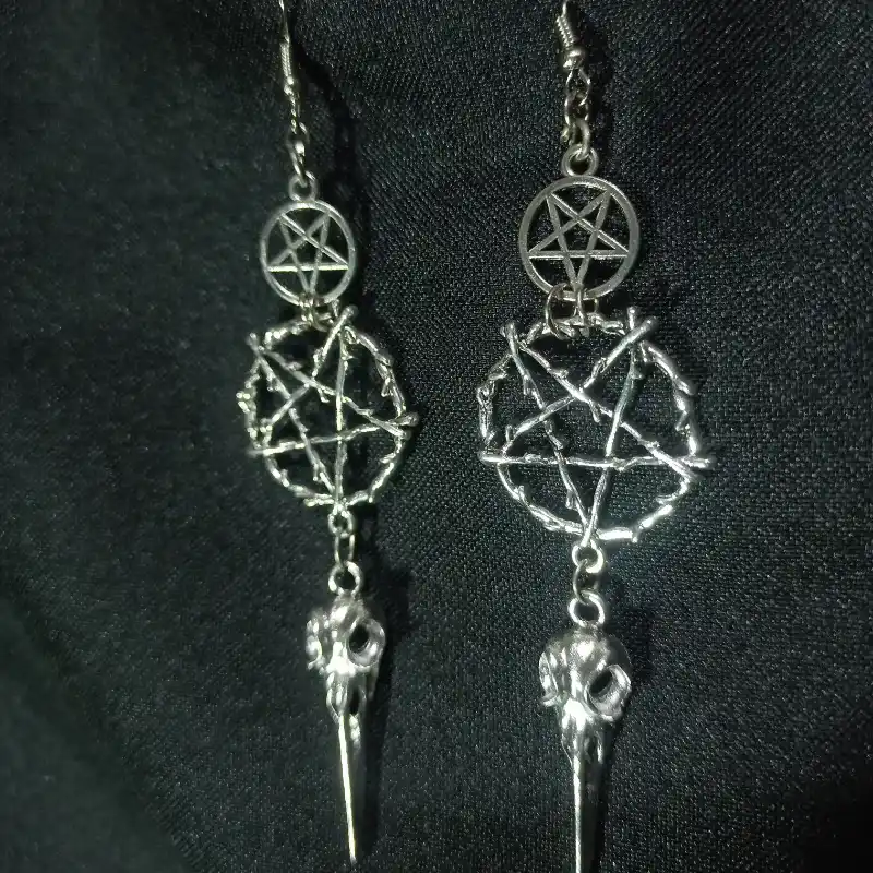 Aretes Misticos - cuervo