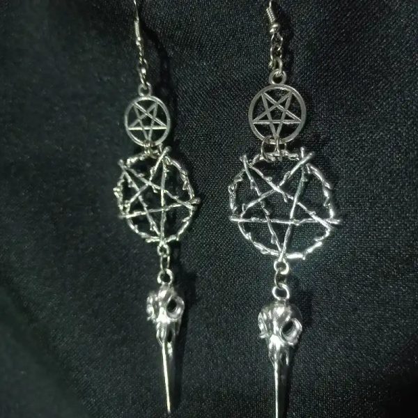 Aretes Misticos - cuervo