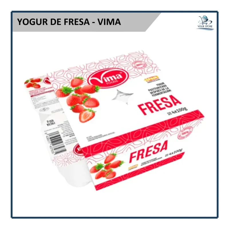 Yogur de Fresa - Vima 100g (4u)