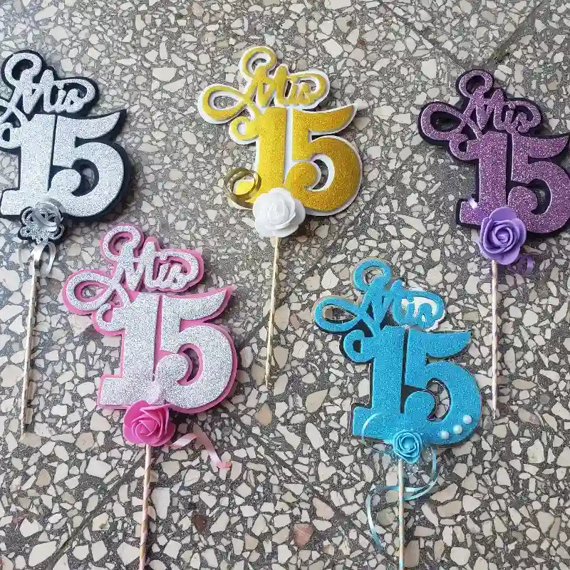 Topper Mis 15 personalizado