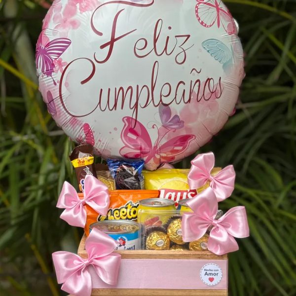 Caja (tamaño mediano) con confituras 