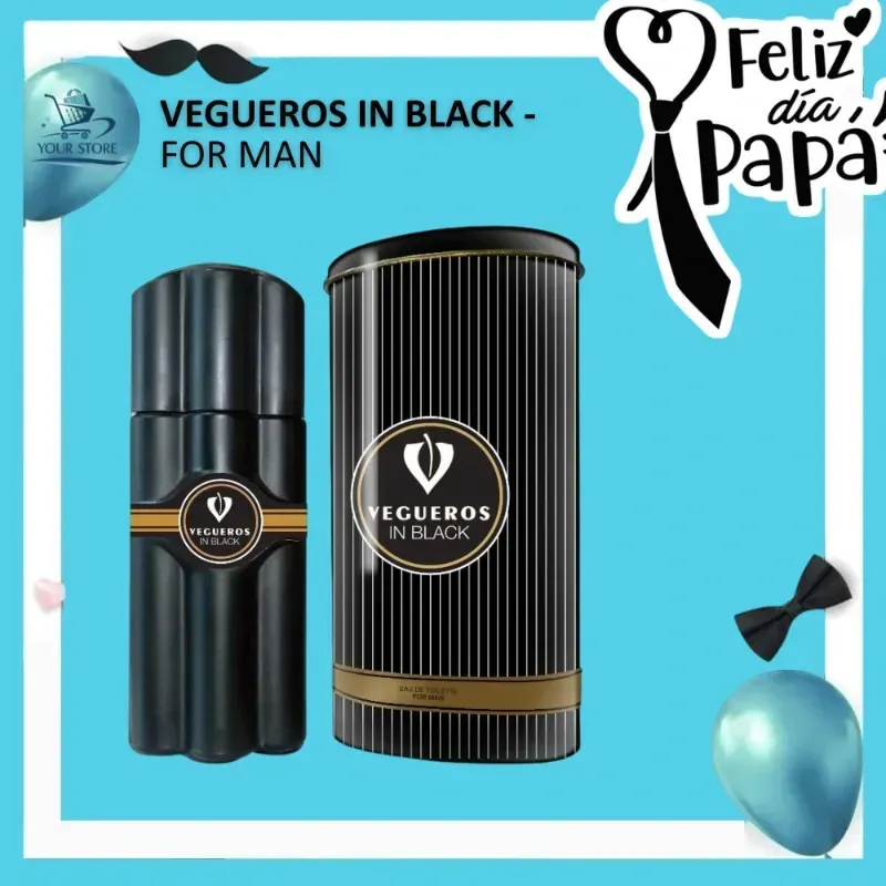Veguero in Black - for Men (100ml)