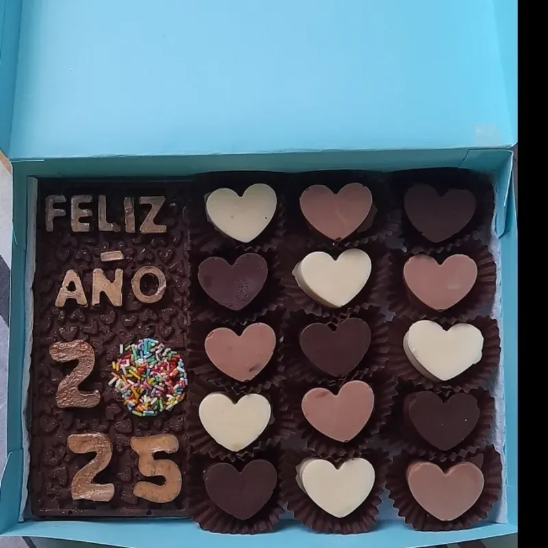 Caja de feliz año nuevo