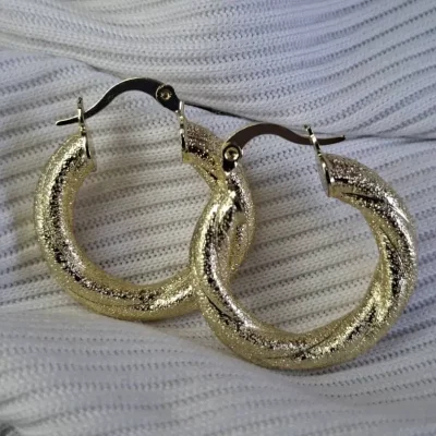 Argollas Nevadas Semitorcidas