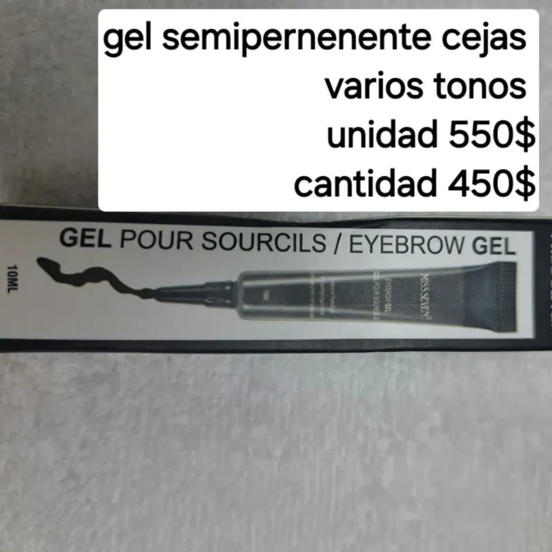 Gel semipernenente de cejas