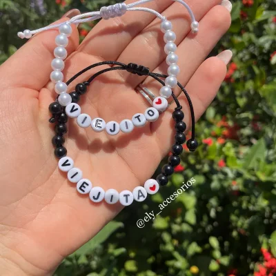 Pulseras de Perlas con nombres