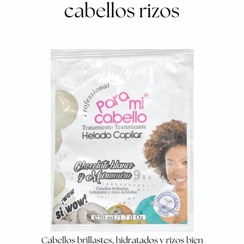 Tratamiento texturizante para cabello rizo