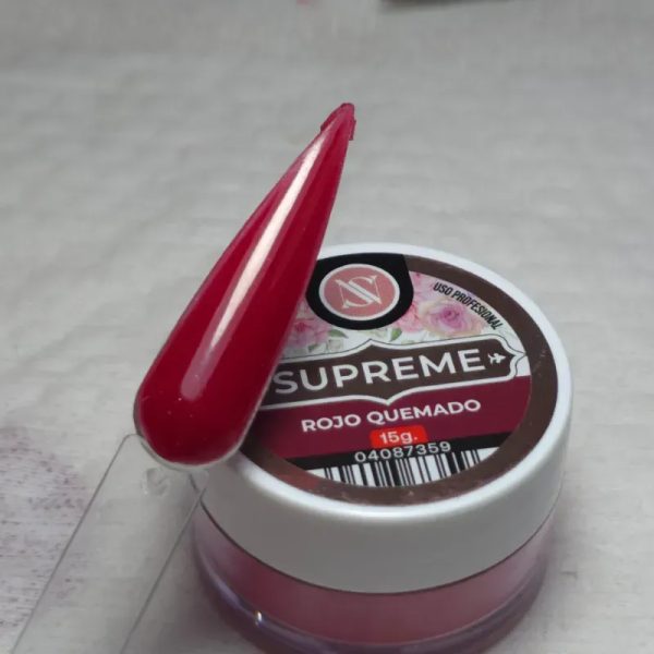 Acrílico Supreme Rojo Quemado