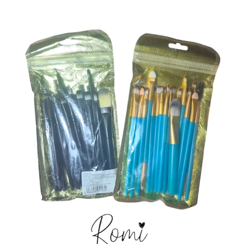 Set de Brochas Negro y Azul