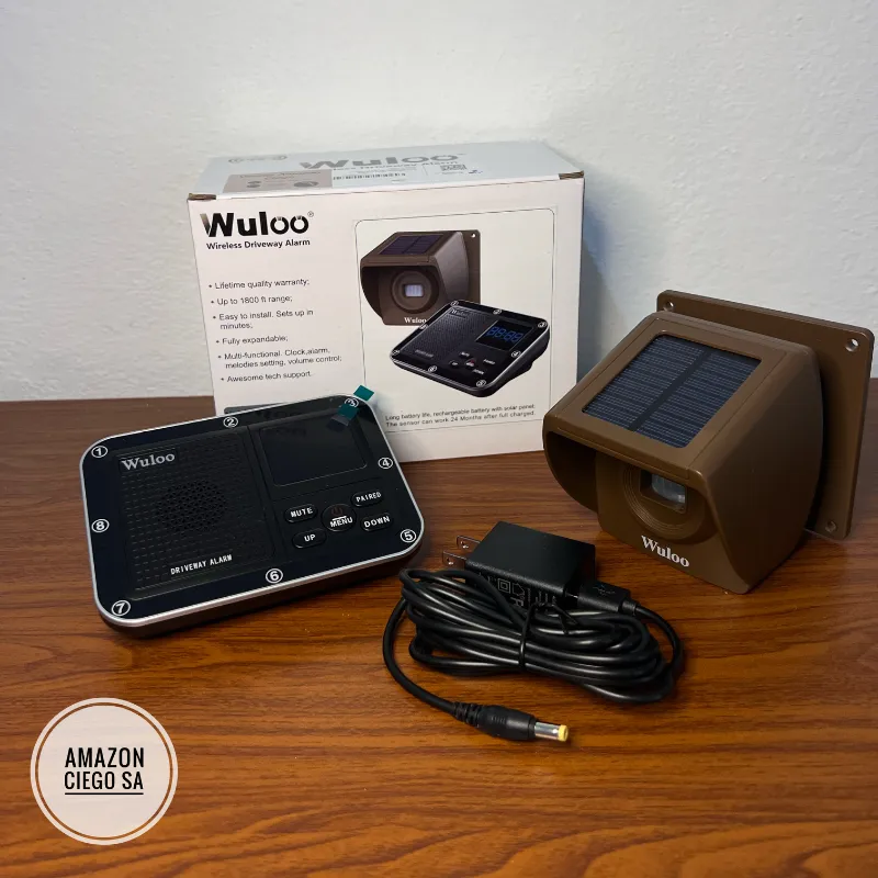 ALARMA SOLAR de detección de movimiento