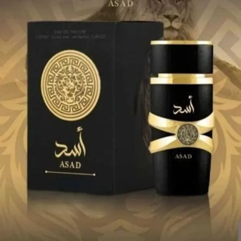 Asad Black Long Lasting Eau De Parfum For Men and Women Unisex 100 ML (3.4 fluid ounce)