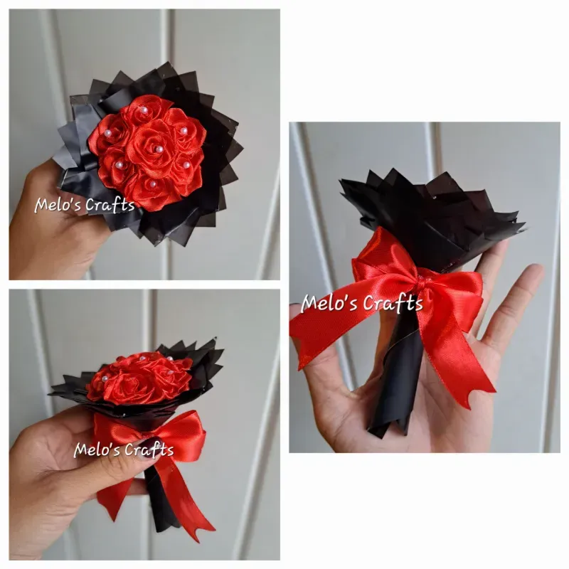 Miniramo de flores eternas