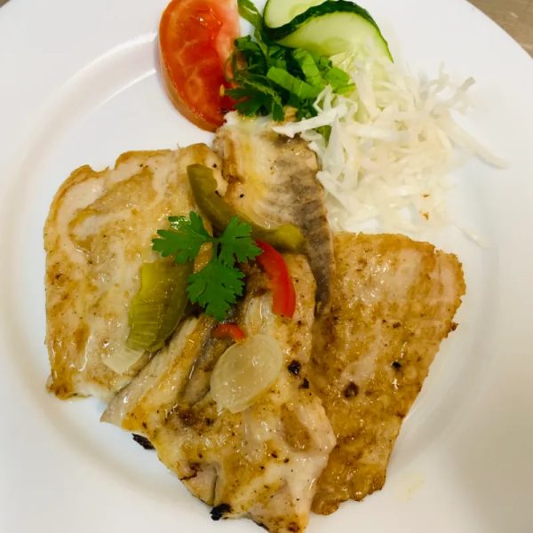 Filete de pescado grillé