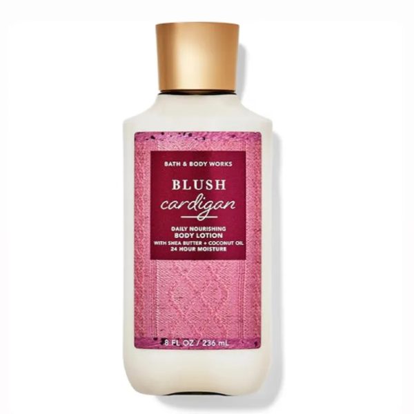Blush cardigan body lotion