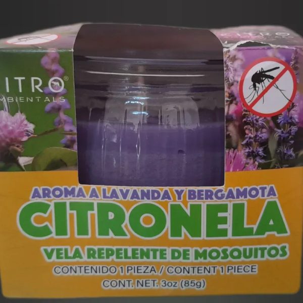 Vela repelente de mosquitos