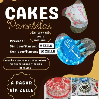 Cakes, panetelas, pasteles
