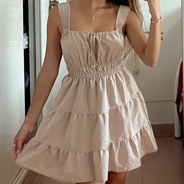 Vestido Beige