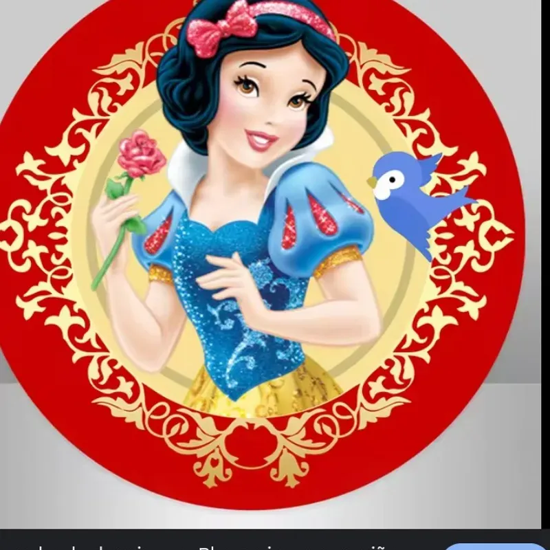 Globos redondos blanca nieves