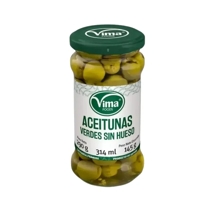 Aceitunas sin hueso en pomo 314 ml