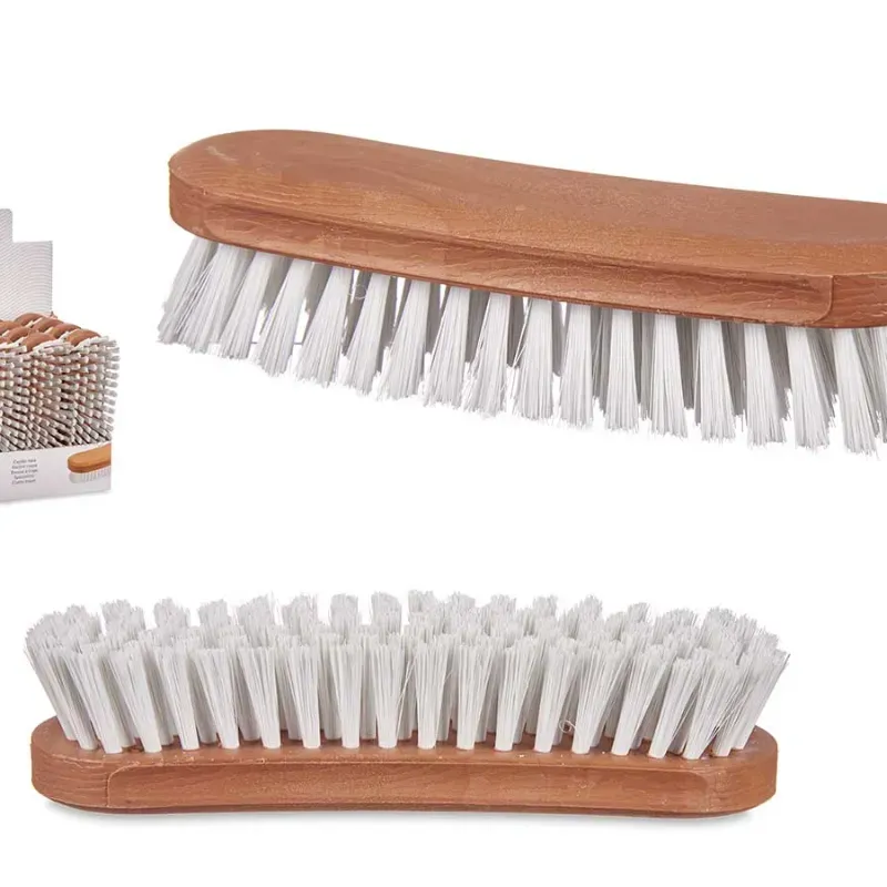 Cepillo blanco de plástico para ropa