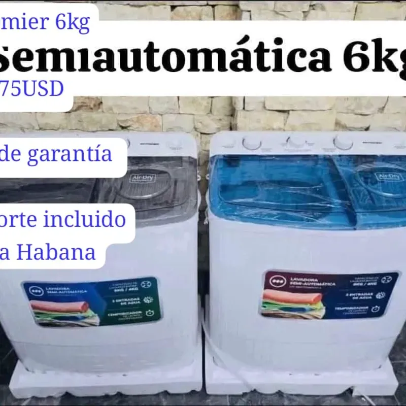 Lavadora semiautomática PREMIER 6 kg