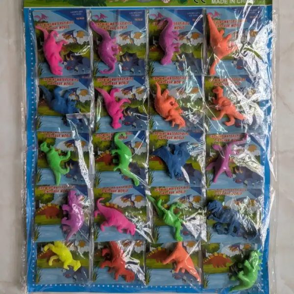 Dinosaurios que crecen con el agua