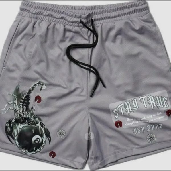 Short Elastizado Reason Estampado  Malla Talla S