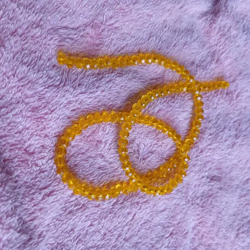 Swaroski sueltos 4 mm amarillo oscuro transparente