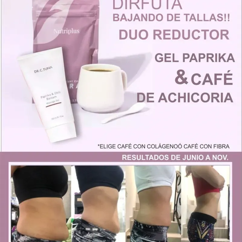 ¡Un dúo reductor perfecto para tu bienestar! ️☕