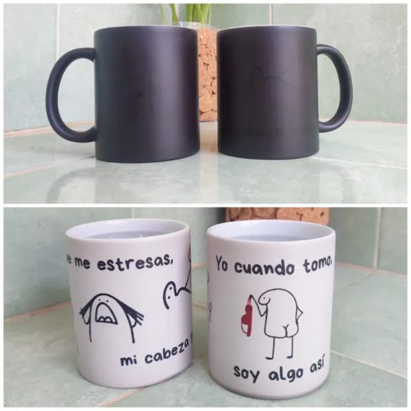 ✨Jarras de cerámica mágicas (calor) 11 onzas