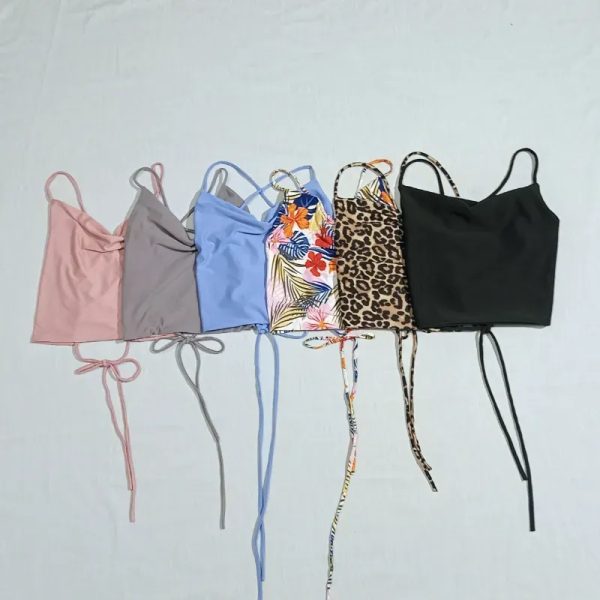 Top drapeado