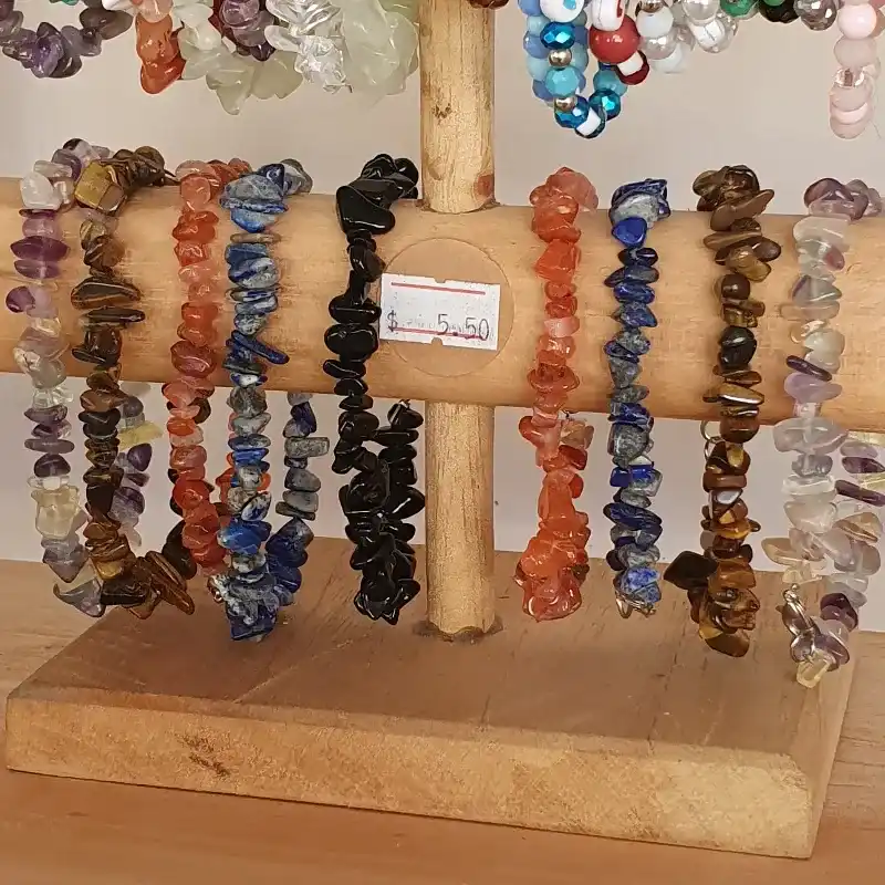 Pulseras de piedras naturales de cuarzo