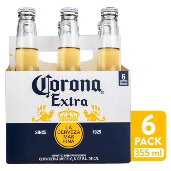 Cerveza Corona   – Pack de 6 (355 ml c/u)