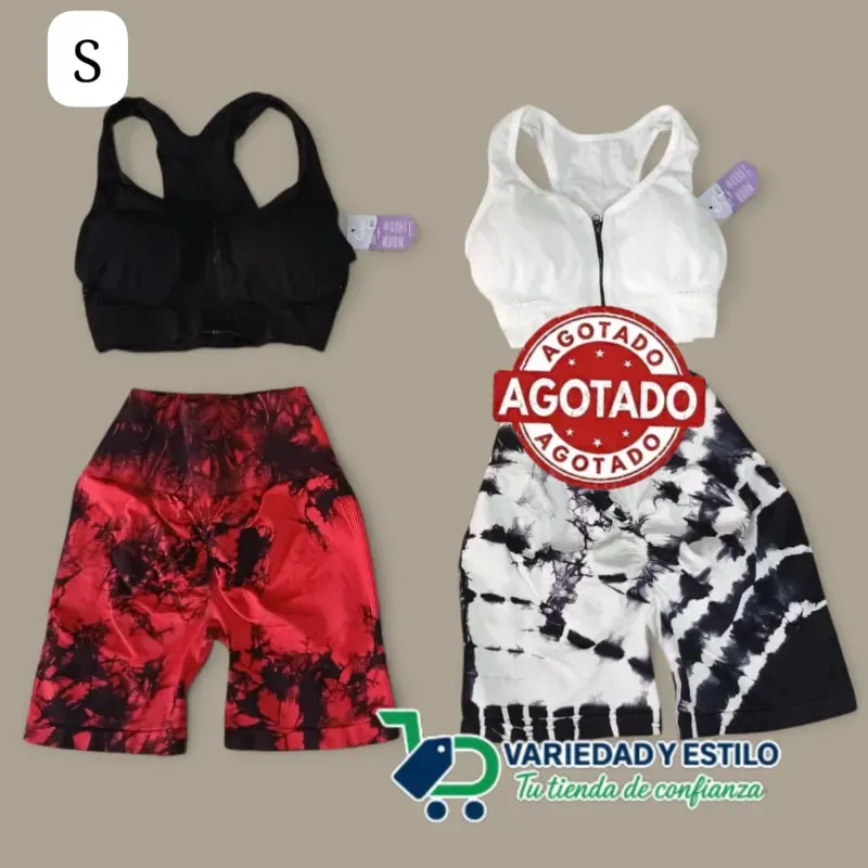 Conjunto de licra y top