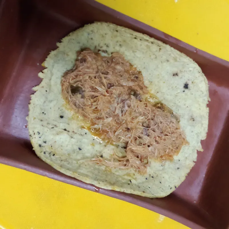 Taco clásico de pollo