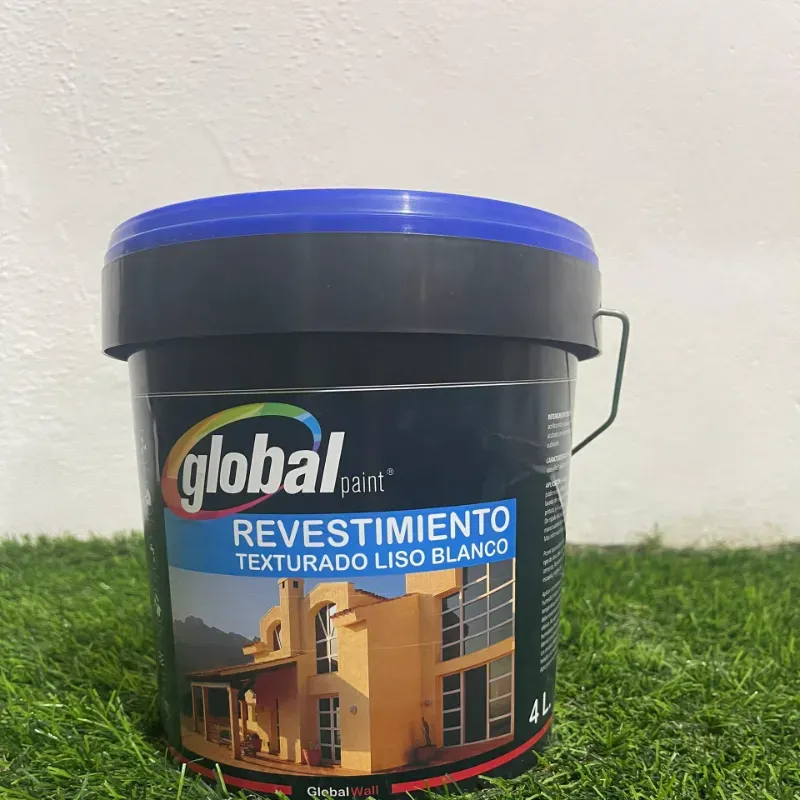 Revestimiento texturado liso blanco