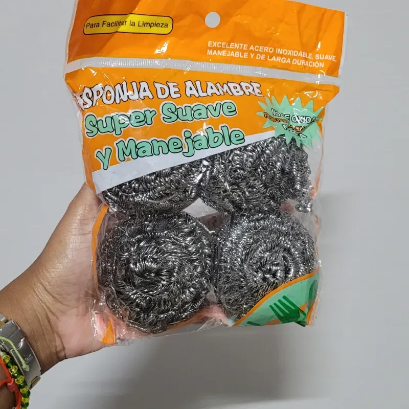 Estropajos de Acero Inoxidable ( Pack de 4 Unidades)