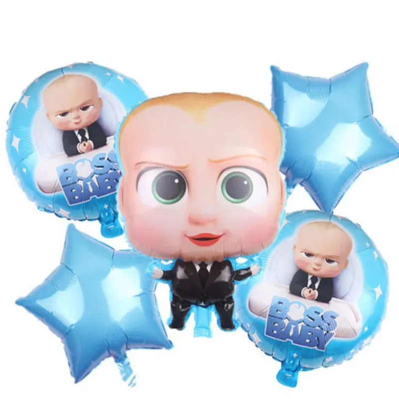 Set 5 globos temáticos