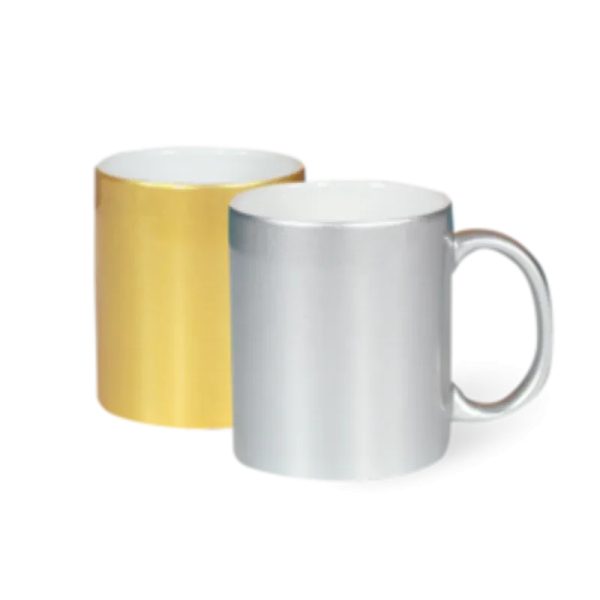 Tazas Plateadas 11 Oz