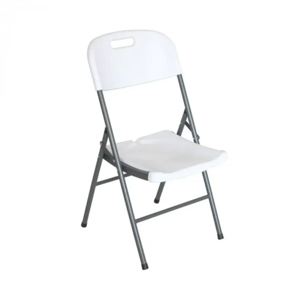 Silla Plegable con Asa Blanco