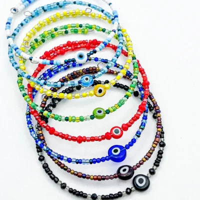 Pulsera de aro con ojo turco 