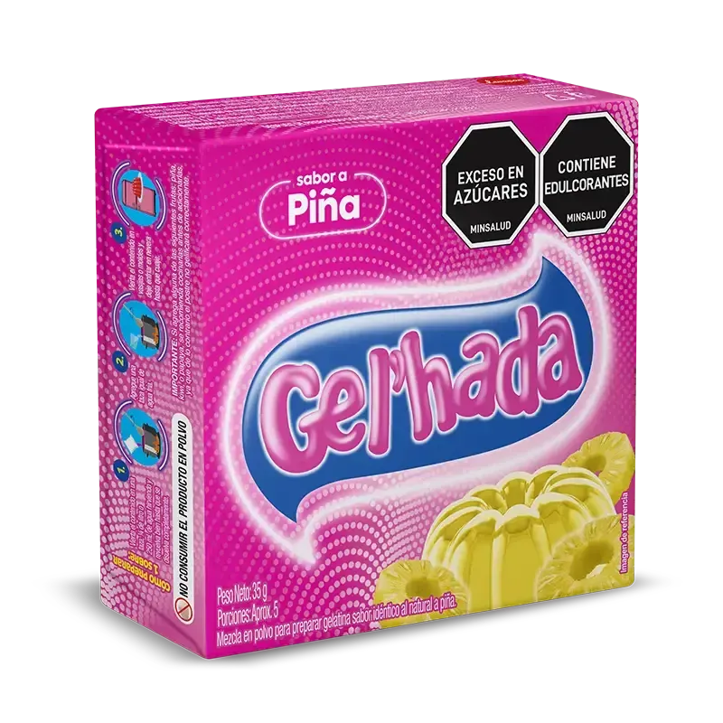 Gelatina sabor Piña 