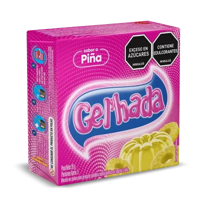 Gelatina sabor Piña 